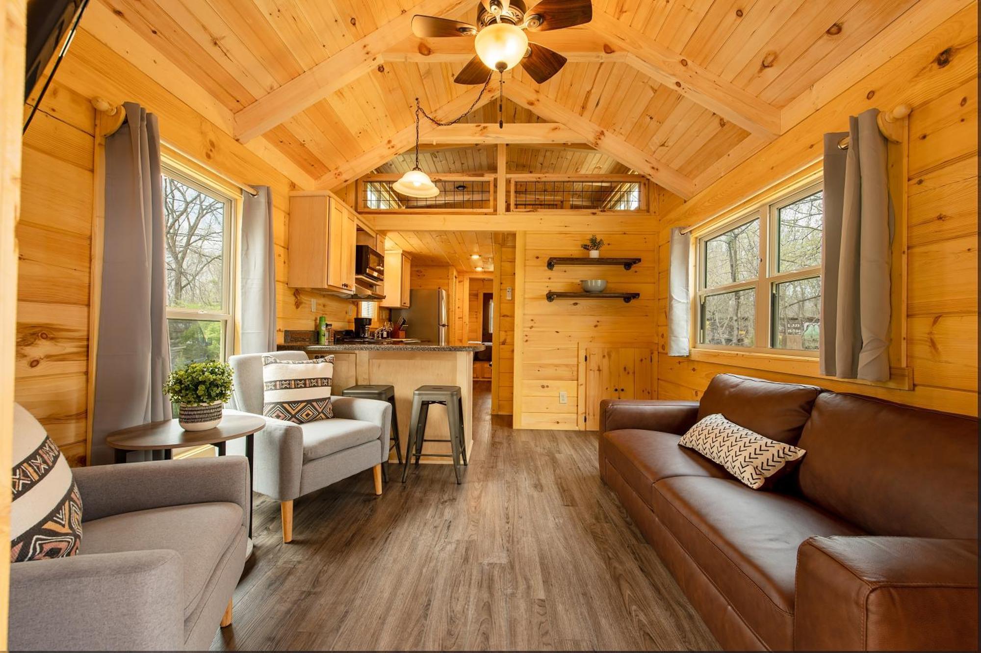Meg Cabin Tiny Rustic Comfort On Lookout Mtn Chattanooga Eksteriør billede