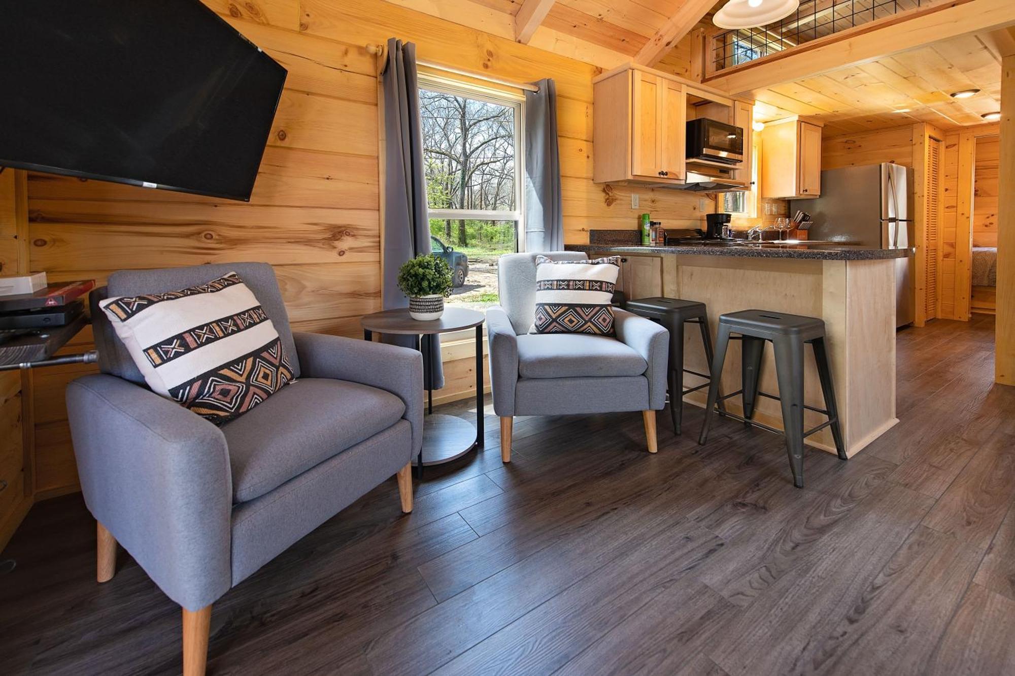 Meg Cabin Tiny Rustic Comfort On Lookout Mtn Chattanooga Eksteriør billede