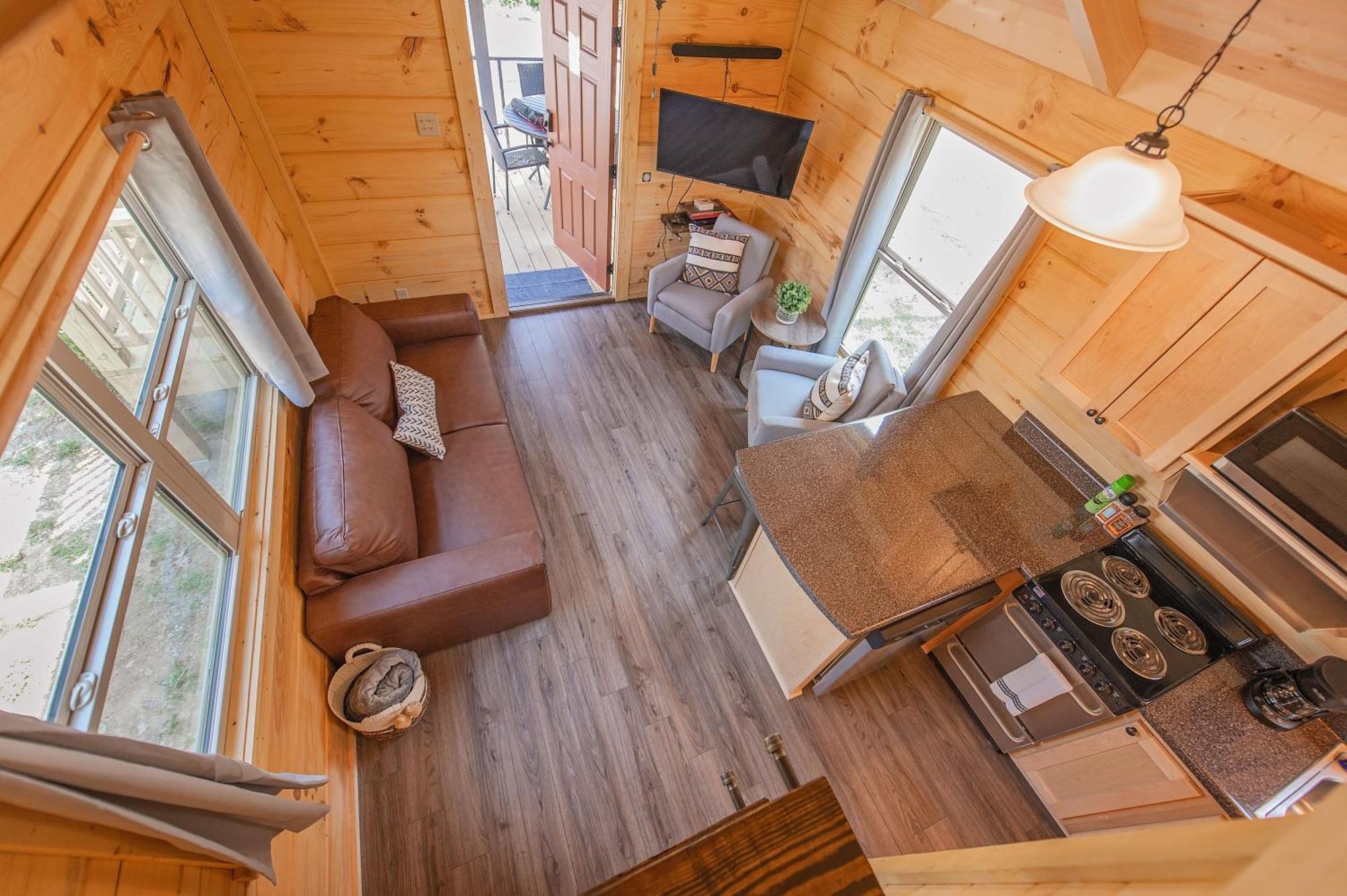 Meg Cabin Tiny Rustic Comfort On Lookout Mtn Chattanooga Eksteriør billede
